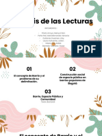 Resumen de Lecturas - Grupo Barrio - Diapositivas