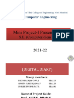 Mini Project-I Presentation: S.E. (Computer) Sem - III