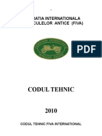 Codul Tehnic FIVA 2011
