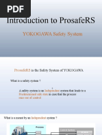 Introduction To Prosafers: Yokogawa Safety System