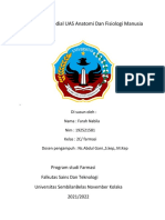 Tugas Remedial UAS Anatomi Dan Fisiologi Manusia - Farah Nabila - 192521581