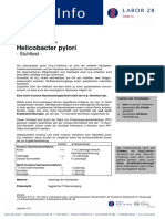 Helicobacter Pylori-Stuhltest