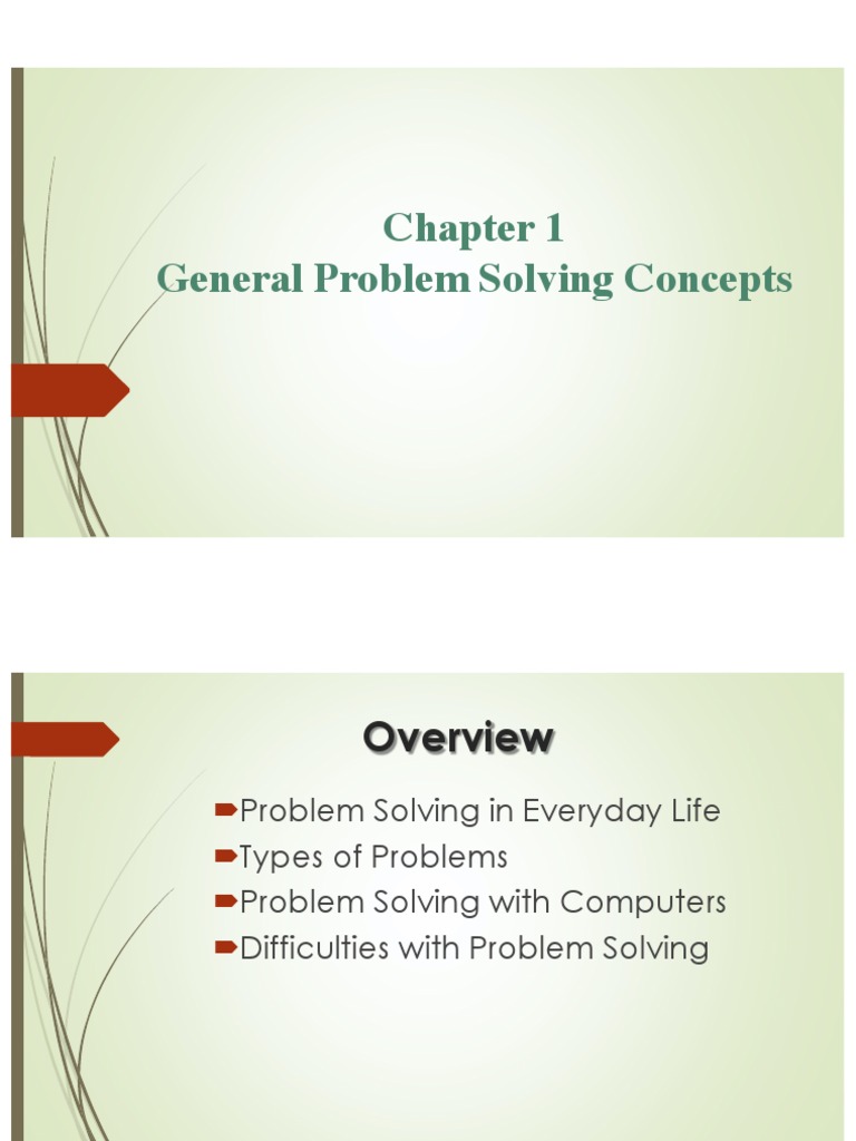 General Problem Solving Concepts | Download Free PDF | Data Type ...