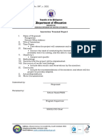 Enclosure No. 4 To DM OSDS No. 097 S. 2021 Innovation Terminal Report