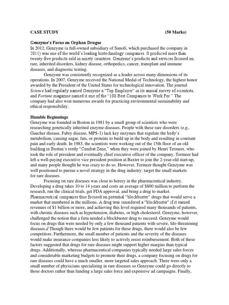 Case Study Assignment 27.10.021 | PDF | Glaxo Smith Kline ...