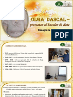 Olga  Dascal –  promotor al bazelor de date 