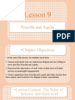Lesson 9: Priscilla and Aquila