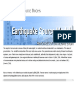 Earthquake Source Models: Key Parameters for Engineers