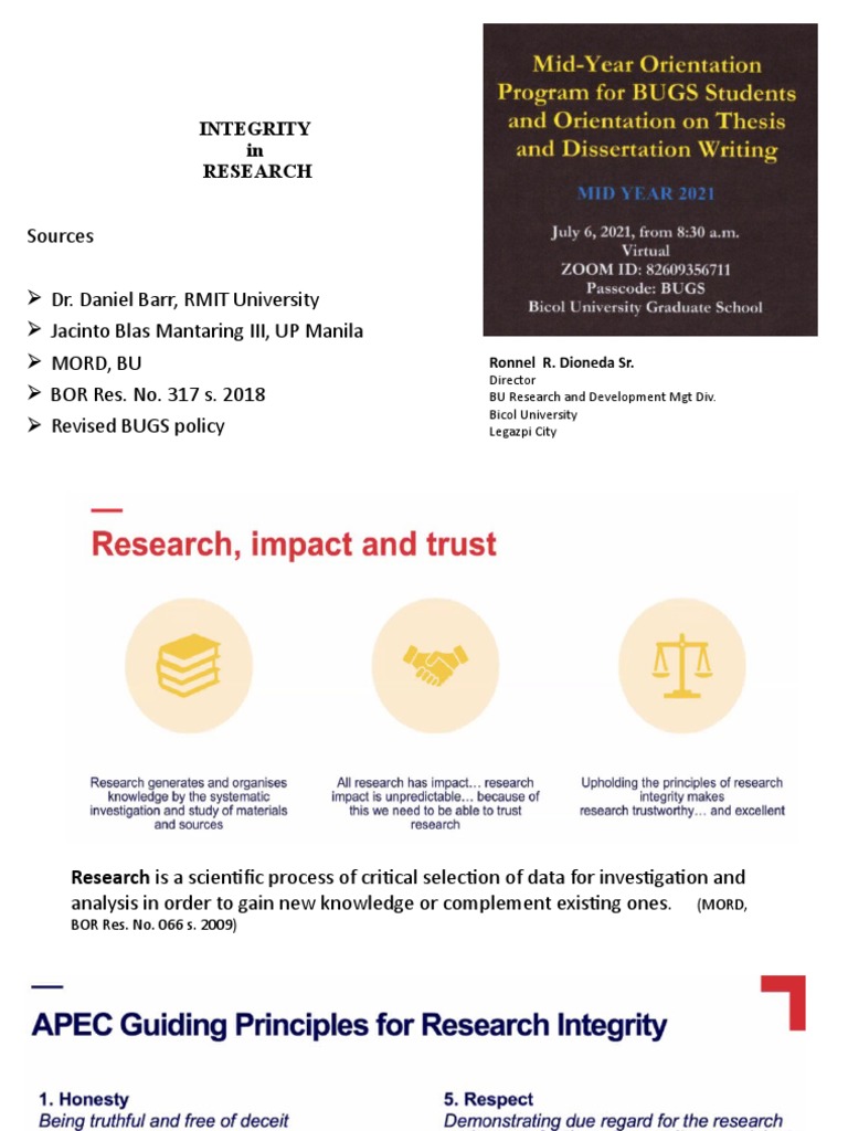 Research Integrity and Ethics Overview | PDF | Plagiarism | Academia