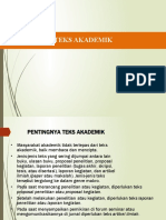 Bahasa Indonesia 7.1 Teks Akademik Pengantar