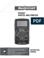 Pocket Digital Multimeter: Model No. 052-0060-2