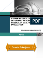 02.desain Pekerjaaan, Analisis Pekerjaaan Dan Job Evaluation