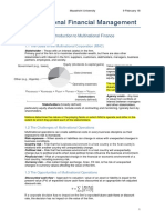 International Financial Management: - An Introduction To Multinational Finance