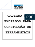 Caderno de Encargos para Ferramentais Maxion - 071119