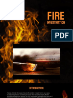 Aircraft Fire Investigation: Understanding Causes and Evidence