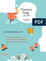 Números hasta el 30 