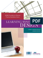 Learning System Design