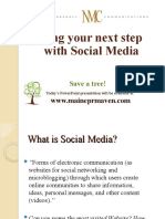 Taking Your Next Step With Social Media: Save A Tree!
