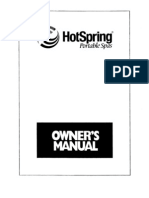1995 Scanned Hot Spring Owners Manual