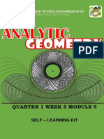 Analytic Geometry - Quarter 1 - Week 5
