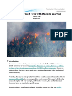 Forest Fires Application Demonstration