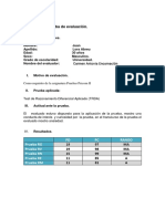 Informen de Prueba de Evaluación