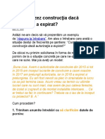 Cum Finalizez Construcţia Dacă Autorizaţia A Expirat