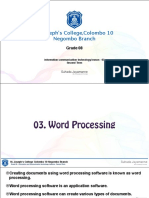 Grade 08 ICT Lesson 03