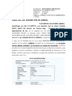 Flor Berta Salvatierra Abregu - Señala Situacion de Demandantes y Otros.