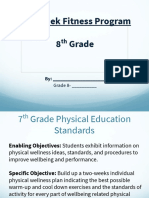 Exercise Program Grade 8