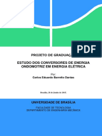 Estudo dos conversores de energia ondomotriz em energia elétrica