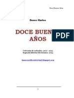 Doce años de análisis político y social