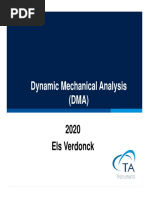 SOP for TA Instruments Q800 DMA | PDF | Viscoelasticity | Young's Modulus