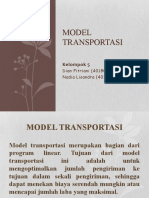 Model Transportasi