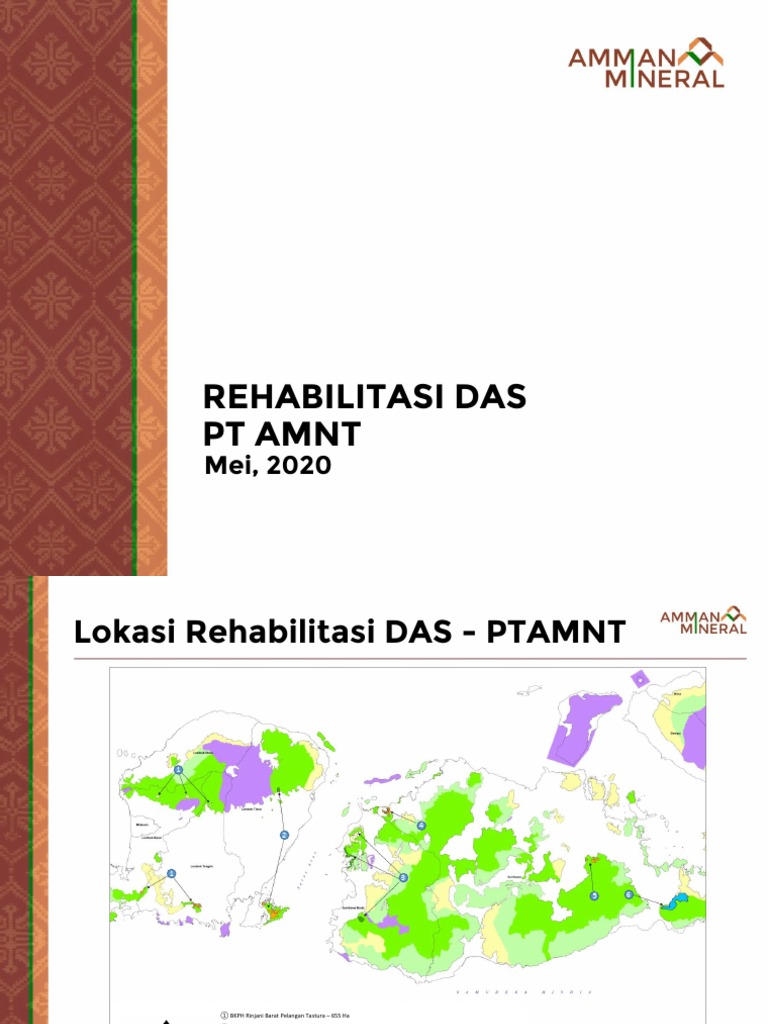 Rehabilitasi DAS PT AMNT 2020 | PDF