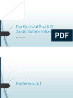 Kisi2 Pra UTS Audit SI