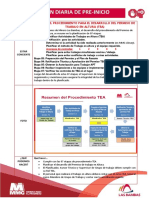 0021 Reunión Diaria Pre Inicio Etapas Del Procedimiento TEA Trabajos en ...