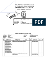 Kisi, Kartu Dan Kunci Jawaban PG 45 & 5 URAIAN