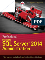 Sqls14 - Professional Microsoft SQL Server 2014 Administration-Wrox Press (2014) (A.jorgensen - B.ball - S.wort - R.loforte - B.knight)
