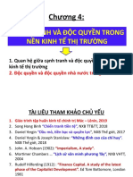 Chuong 4 - Canh Tranh Va Doc Quyen Trong Nen Kinh Te Thi Truong