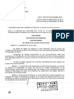 Loi n2015 07 Du 20 Mars 2015 Portant Code de L Information Et de La Communication