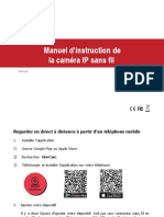 Manuel d'instruction de la caméra IP sans fil(1)