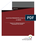 Présidentielle Benin-Rapport-De-La-Mission-Francophone