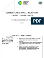 DEFINISI OPERASIONAL TTU 17 Maret 2020