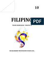 1st Grading Filipino10 Module4