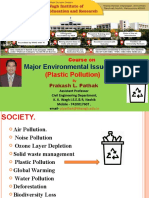 Major Environmental Issues For Society: (Plastic Pollution)