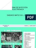 Sistema inyección electrónica Daewoo Matiz 0.8L