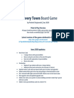 Delivery Town PNP Game Components