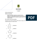 Resolución Guía de Aplicación 3. Quimica Organica.