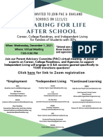 Preparing For Life After School Flyer 12